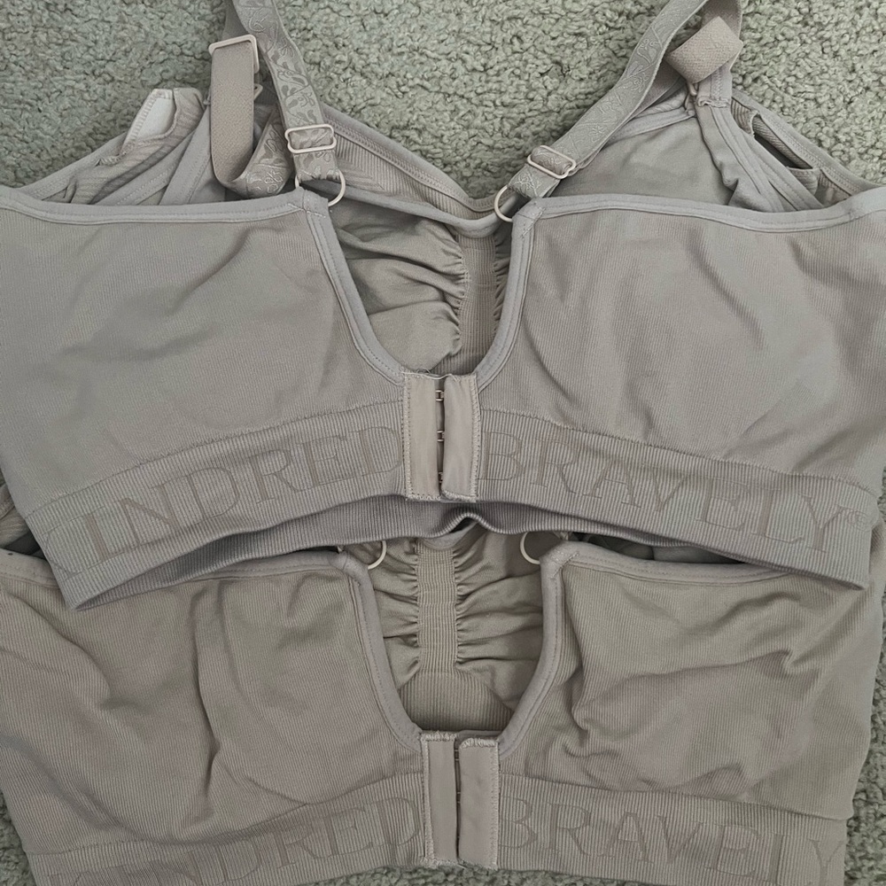 Sublime® Hands-Free Pumping & Nursing Bra Nude M Busty
